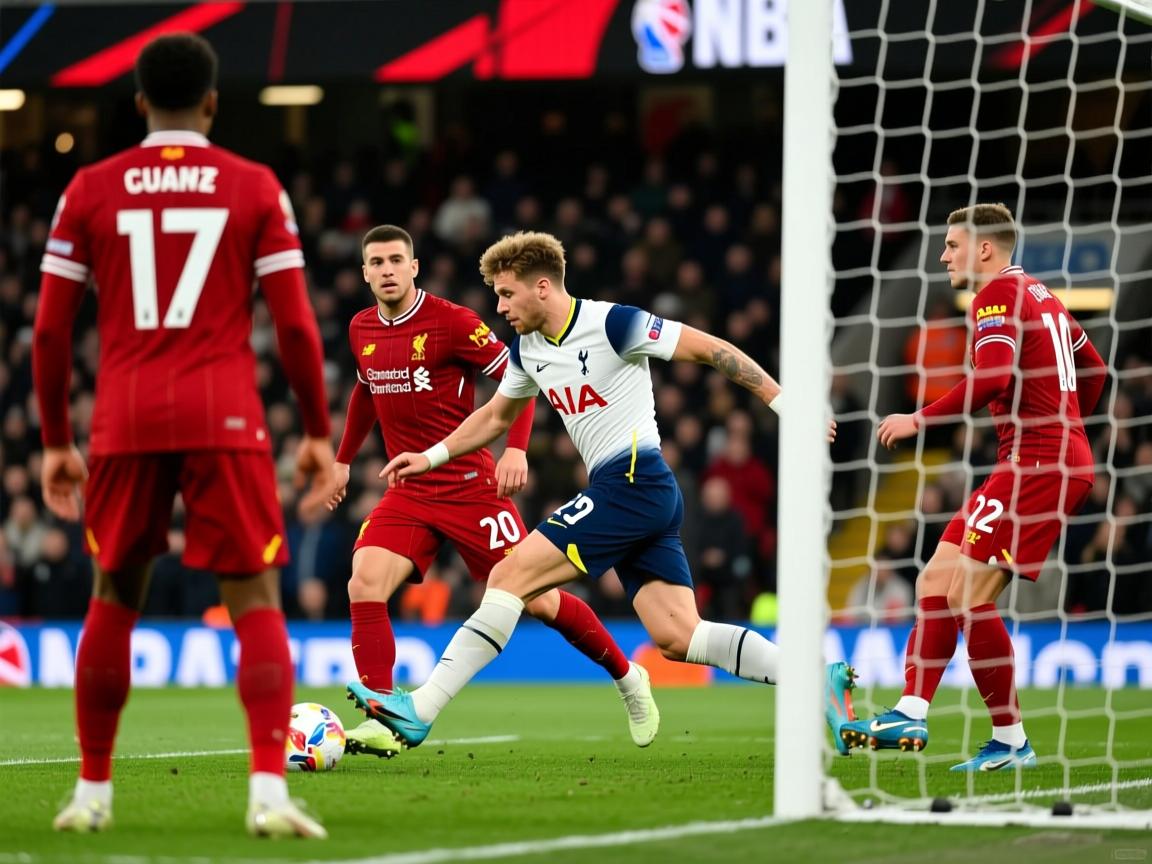 英超-维尔茨助攻伊萨克破门+伤退利物浦2-1九人热刺  第3张